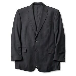 Ralph Lauren Charcoal Gray Wool Pinstripe Blazer Sport Coat Size 50R